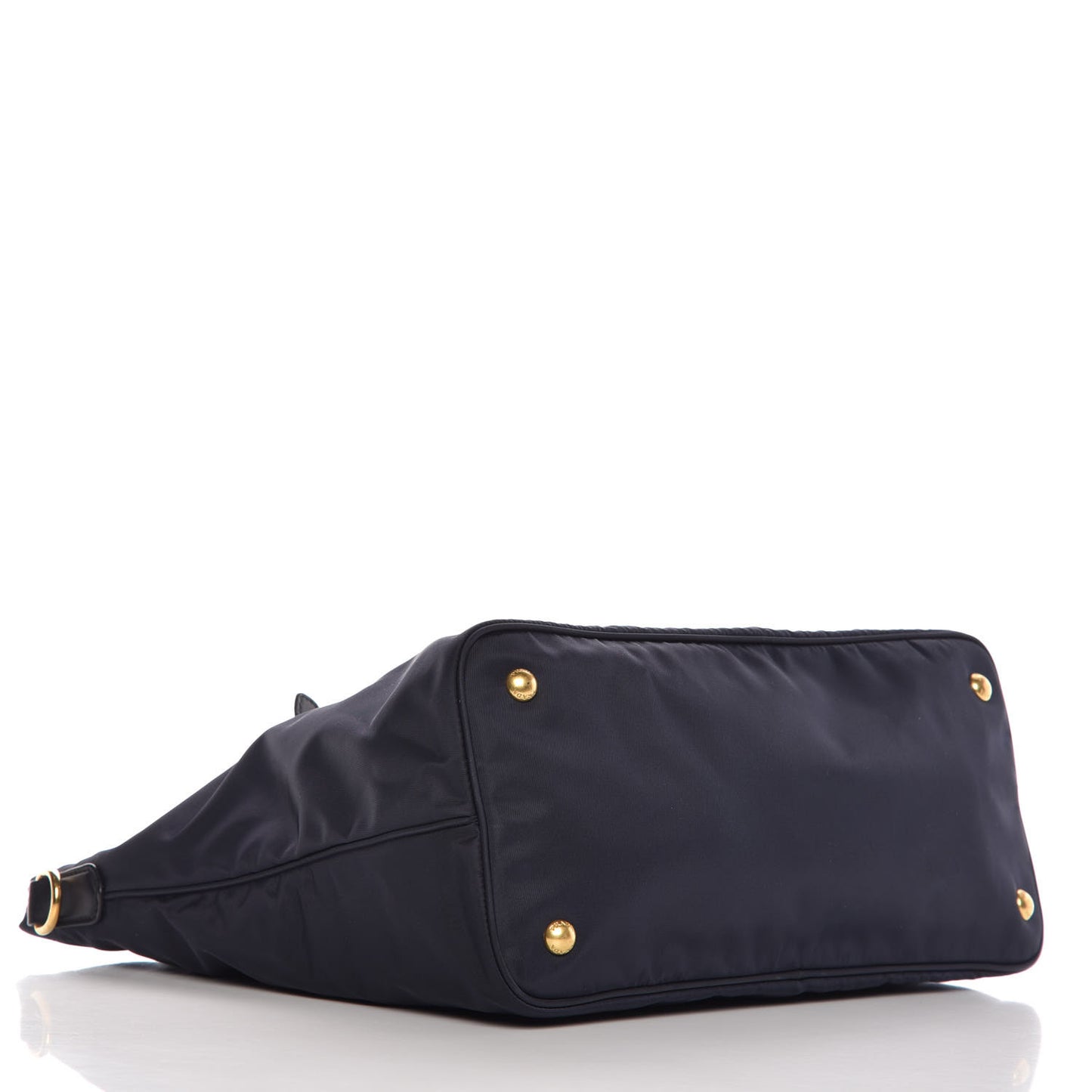 Tessuto Nylon Soft Calf Tote Blue
