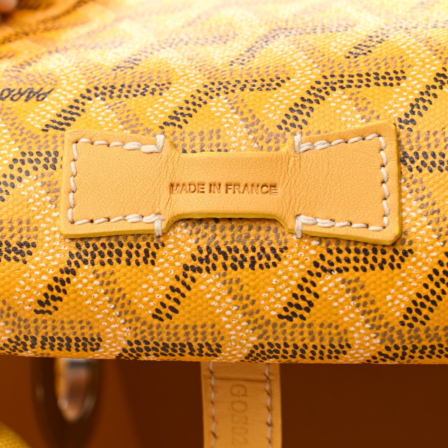Goyardine Sac Hulot Pet Carrier PM Yellow
