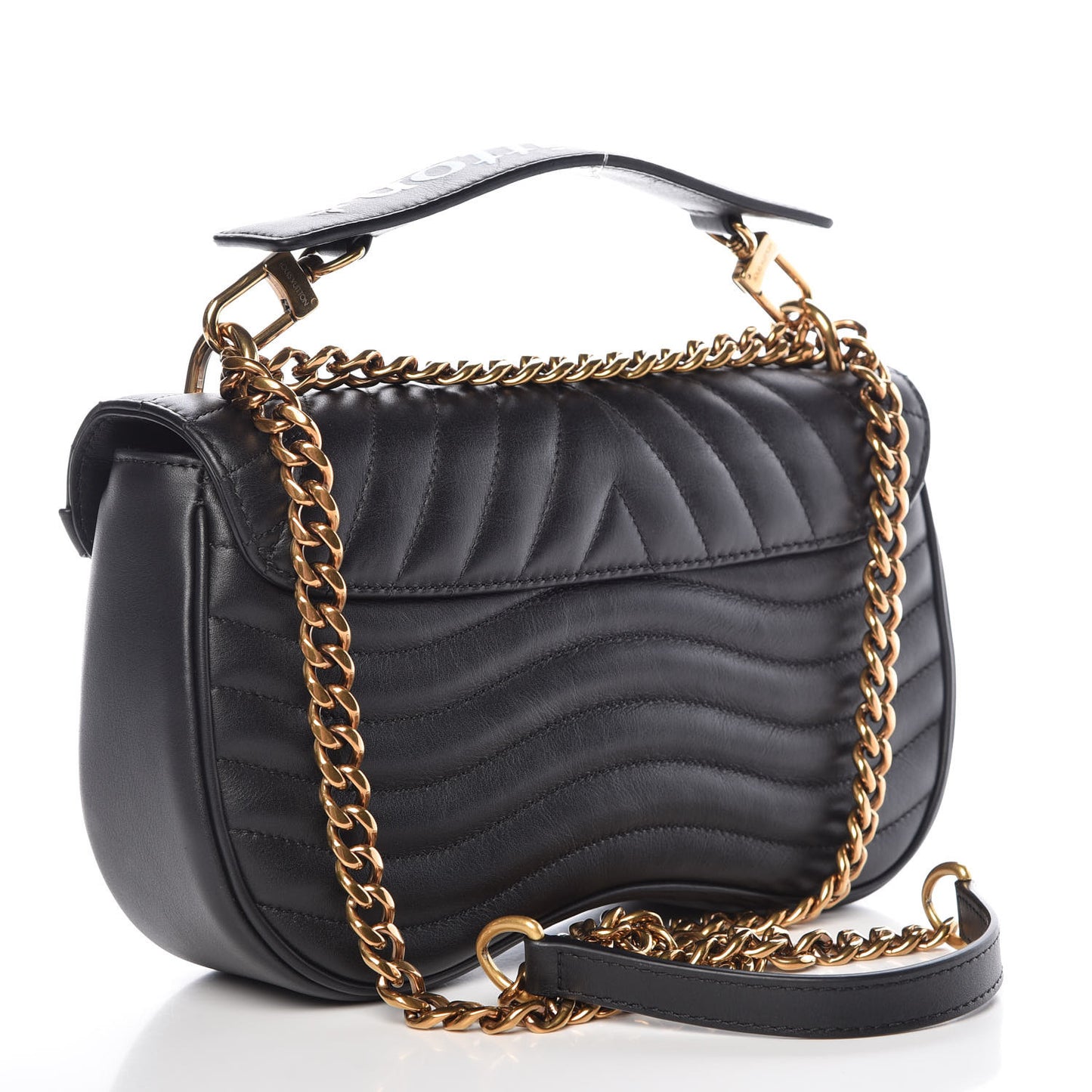 Calfskin New Wave Chain MM Black