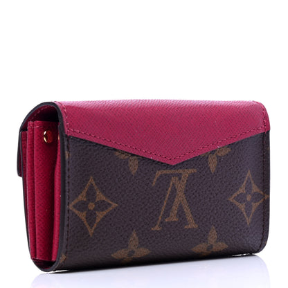 Louis Vuitton Monogram Sarah Multicartes Fuchsia 2 of 5