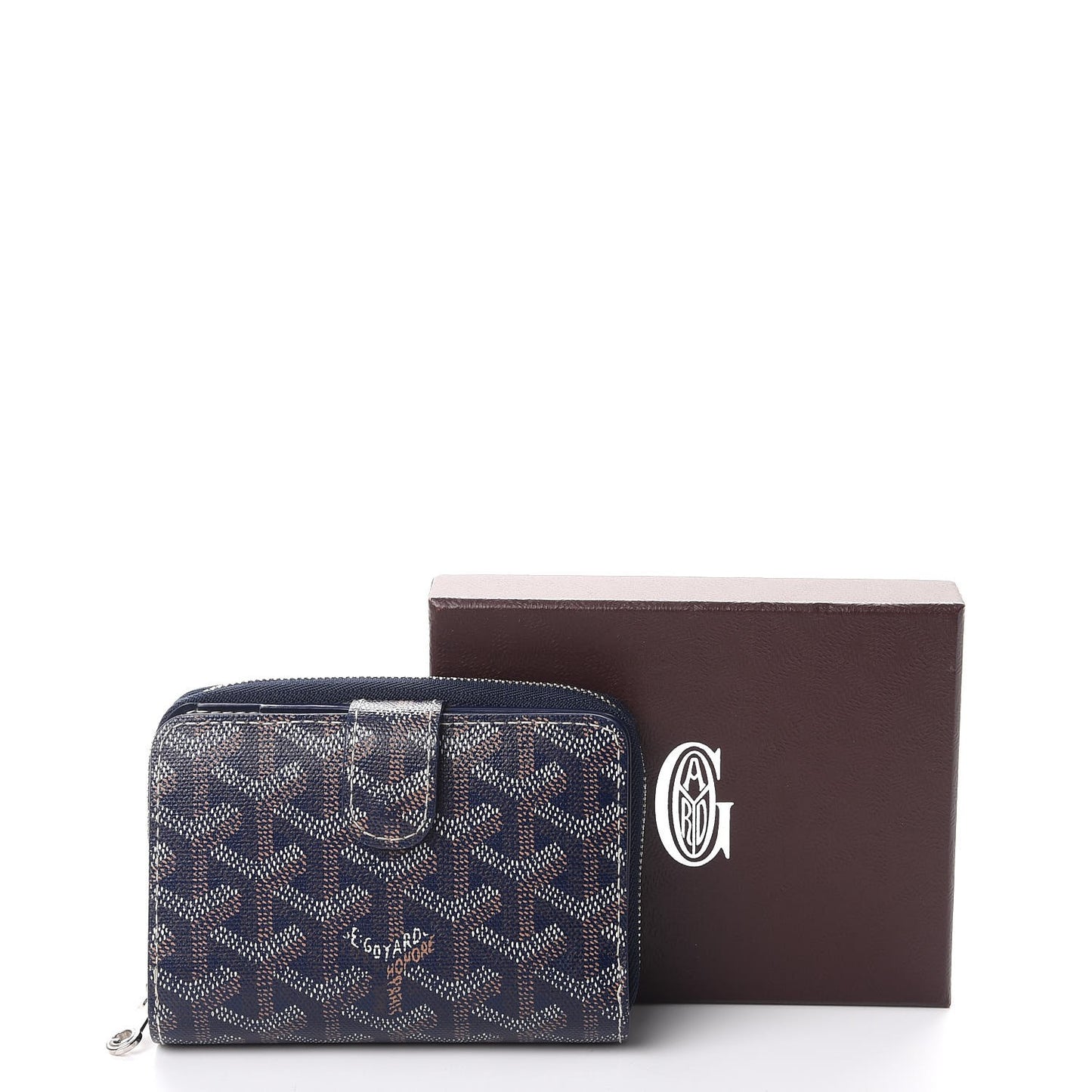Goyardine Tuileries Wallet Navy
