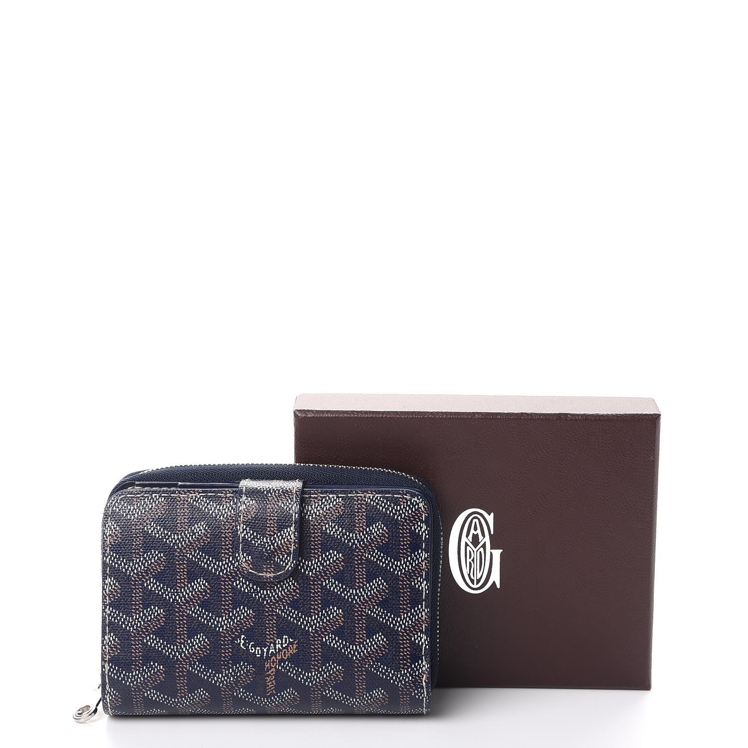 Goyard Goyardine Tuileries Wallet Navy 9 of 9
