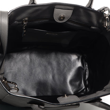 Prada Saffiano Cuir Front Pocket Tote Marmo 5 of 10