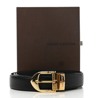 Louis Vuitton Epi Classique Belt 110 34 Black 9 of 9
