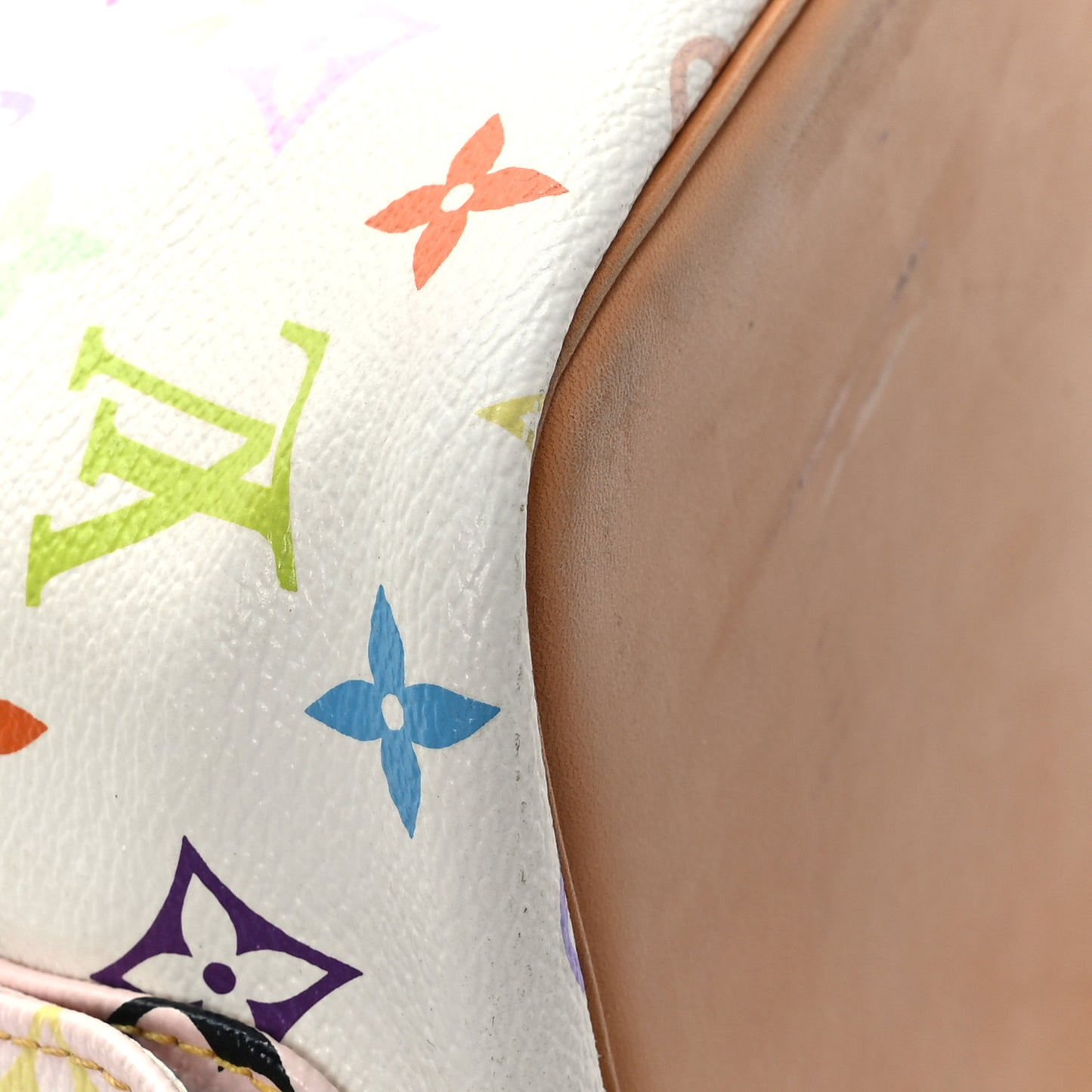 Monogram Multicolor Petit Noe White