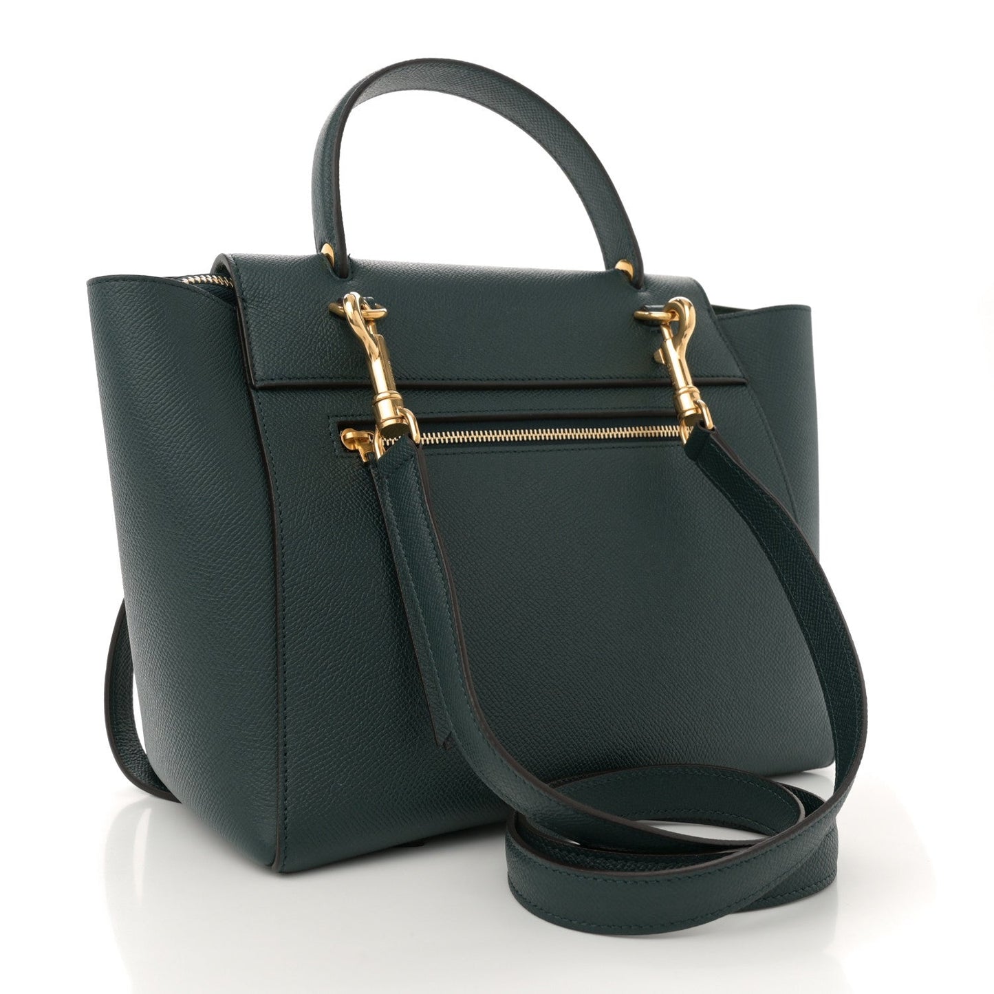 Grained Calfskin Micro Belt Bag Amazone
