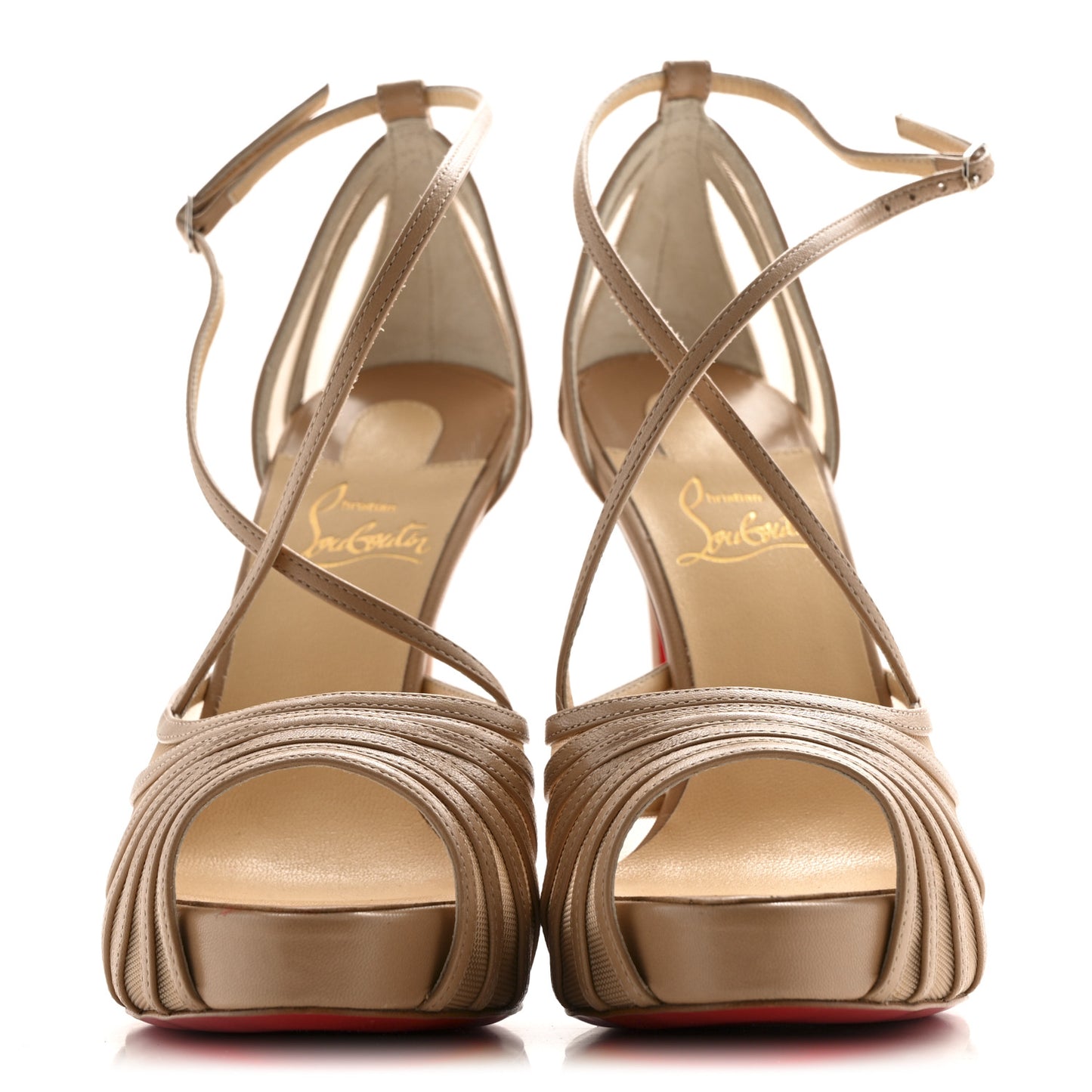 Kid Rete Filamenta 120 Platform Sandals 37 Nude