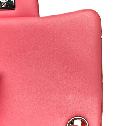 Chanel Patent Quilted Mini Square Flap Pink 15 of 18