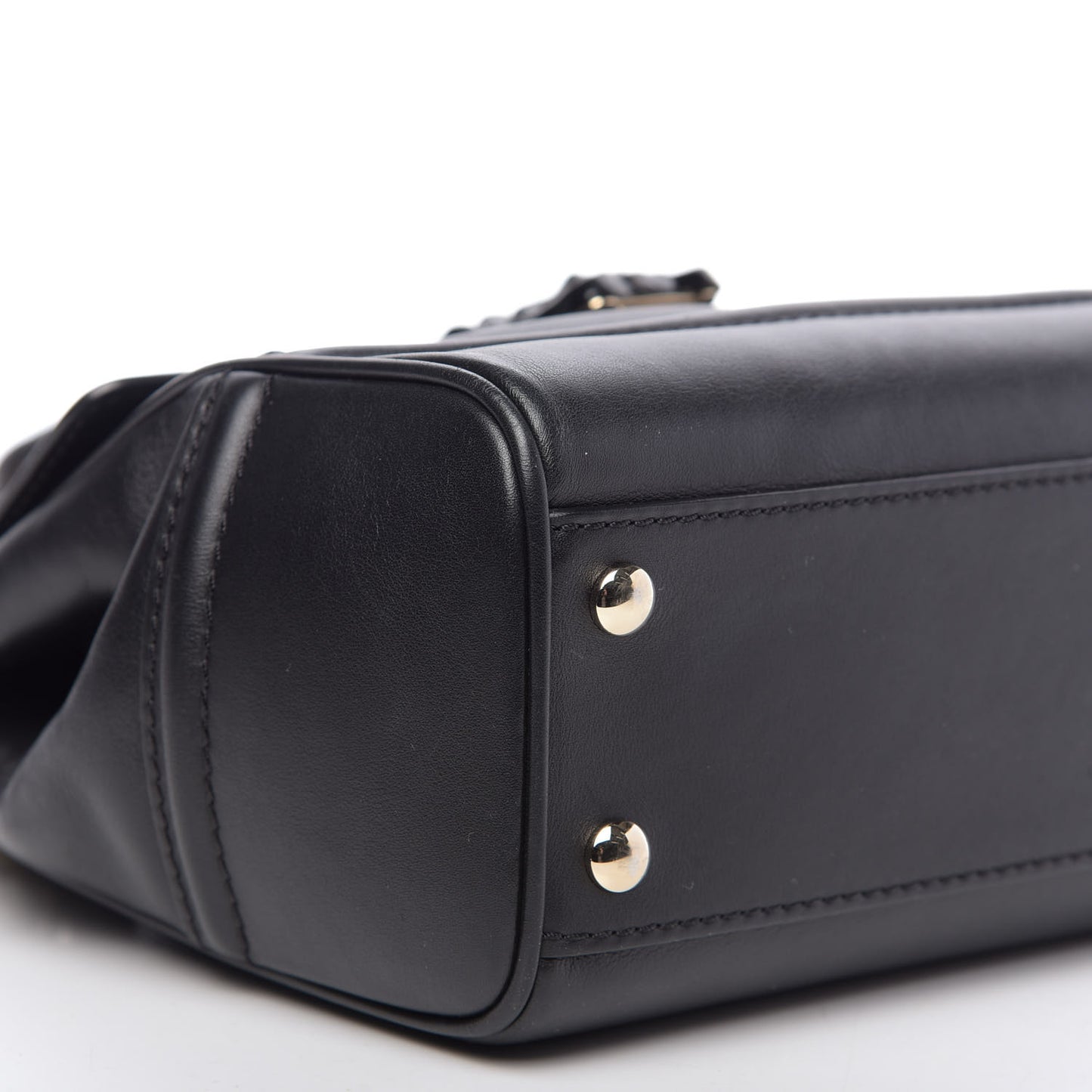 Calfskin Medium Palazzo Empire Bag Black