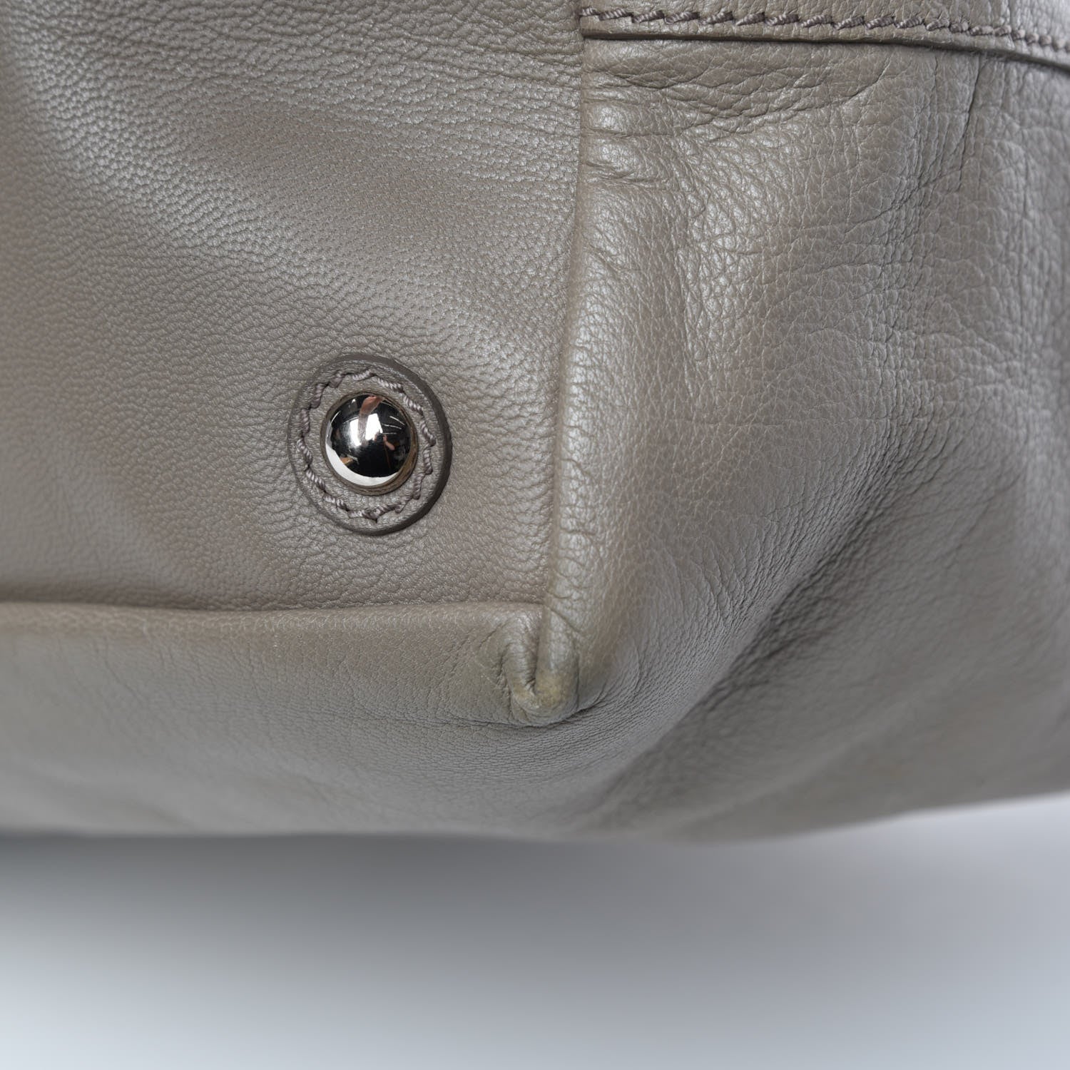 Saint Laurent Chevre Studded Large Rock Stud Easy Y Grey 11 of 21