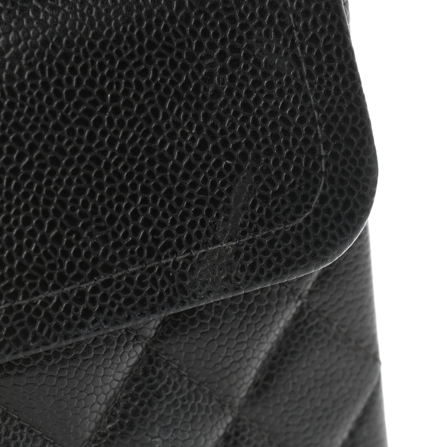 Chanel Caviar Quilted Medium Double Flap Black 14 of 17