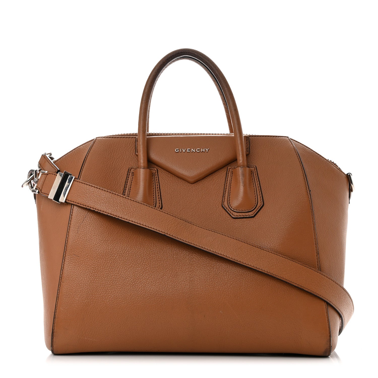 Givenchy Sugar Goatskin Medium Antigona Cognac 1 of 22