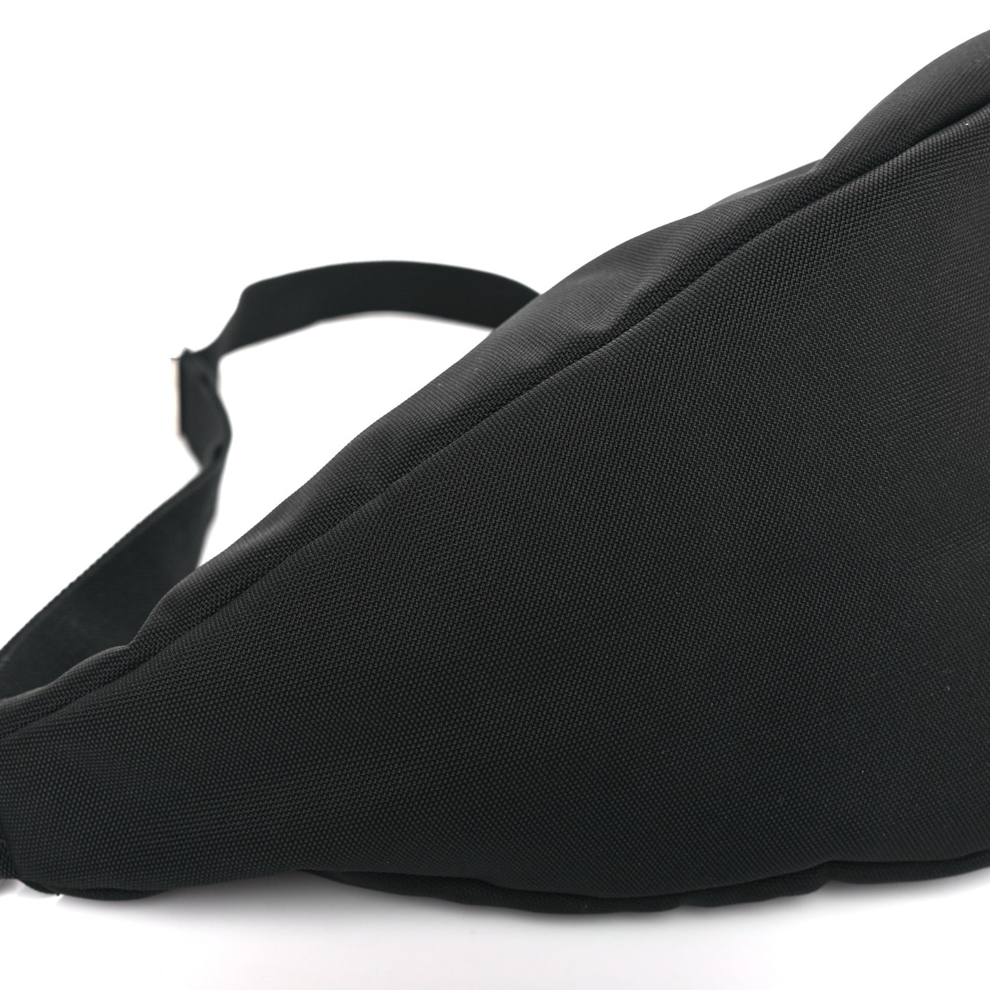 Nylon Small Slouchy Banana Bag Black