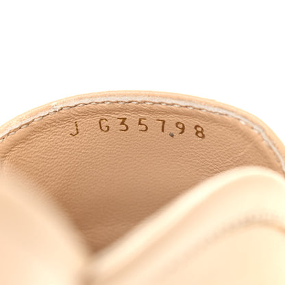 Chanel Lambskin Pearl CC Mules 37.5 Beige 8 of 8