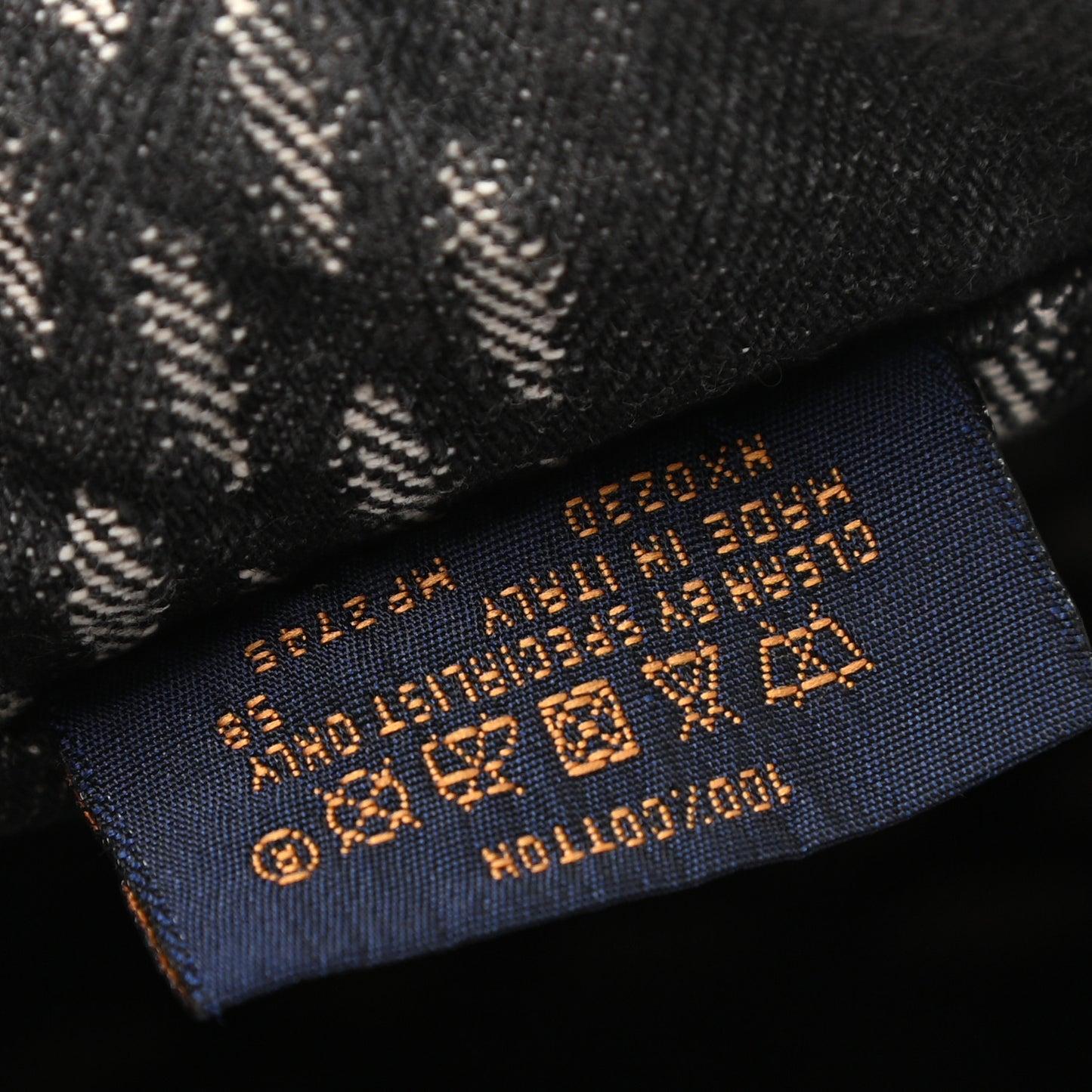 x NIGO Monogram Giant Denim Giant Damier Wave Sun Hat Gray