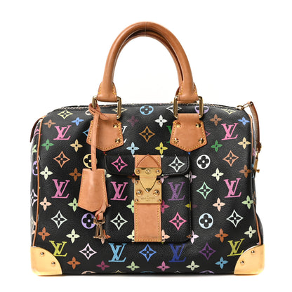 Louis Vuitton Monogram Multicolor Speedy 30 Black 1 of 9