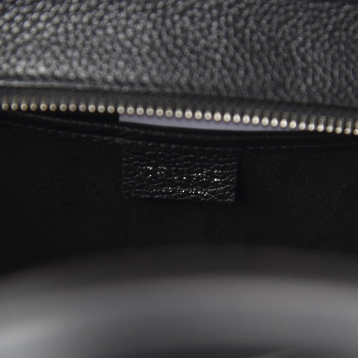 Celine Drummed Calfskin Nano Luggage Black 8 of 9