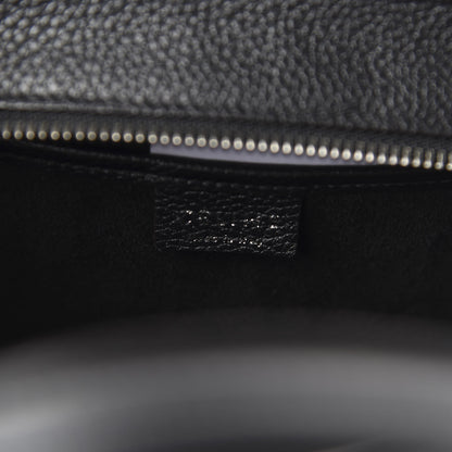 Celine Drummed Calfskin Nano Luggage Black 8 of 9