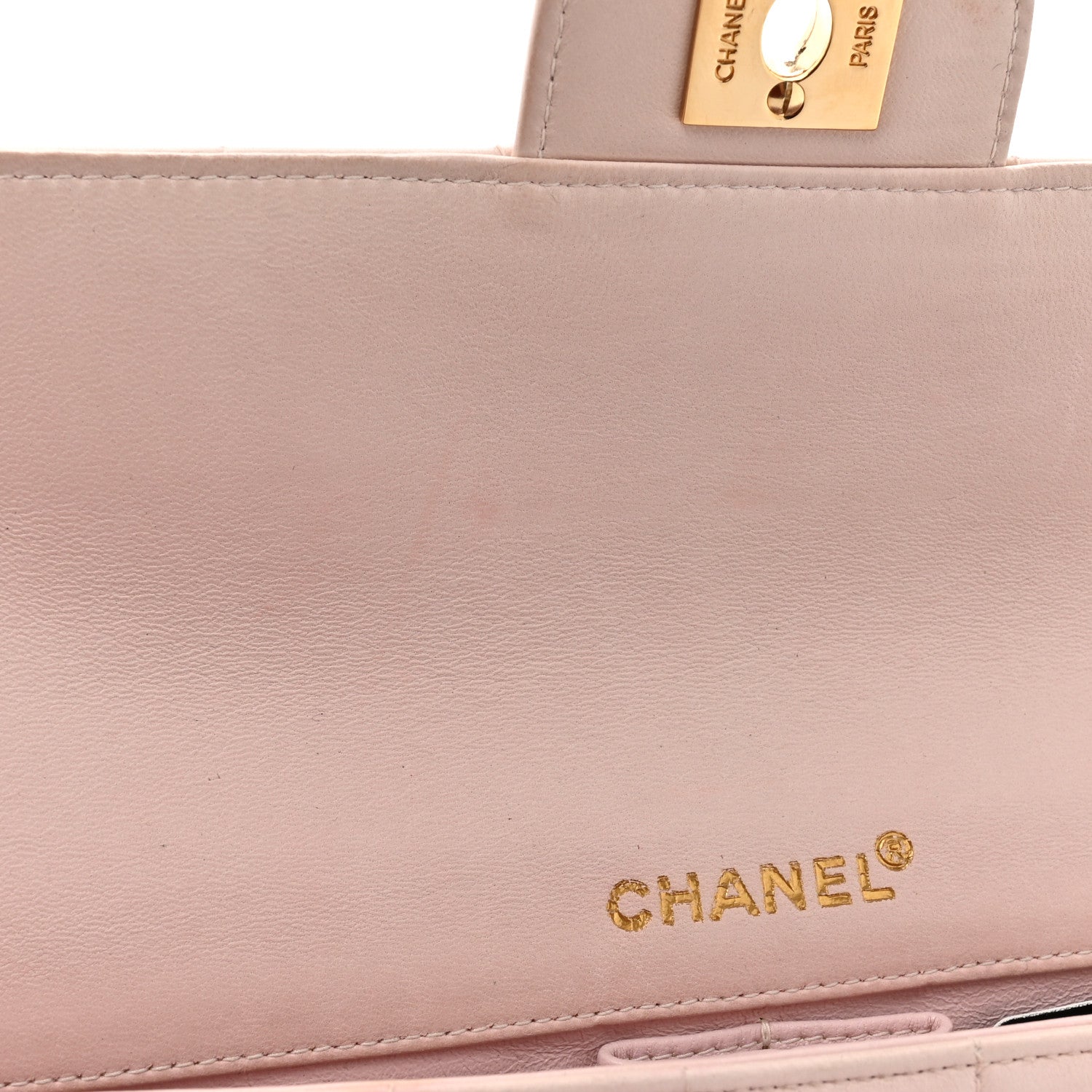 Chanel Lambskin East West Chocolate Bar Flap Pink 12 of 19