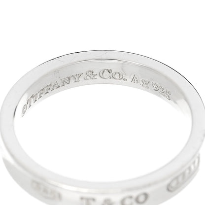 Tiffany Sterling Silver Narrow 1837 Band Ring 58 8.25 4 of 4