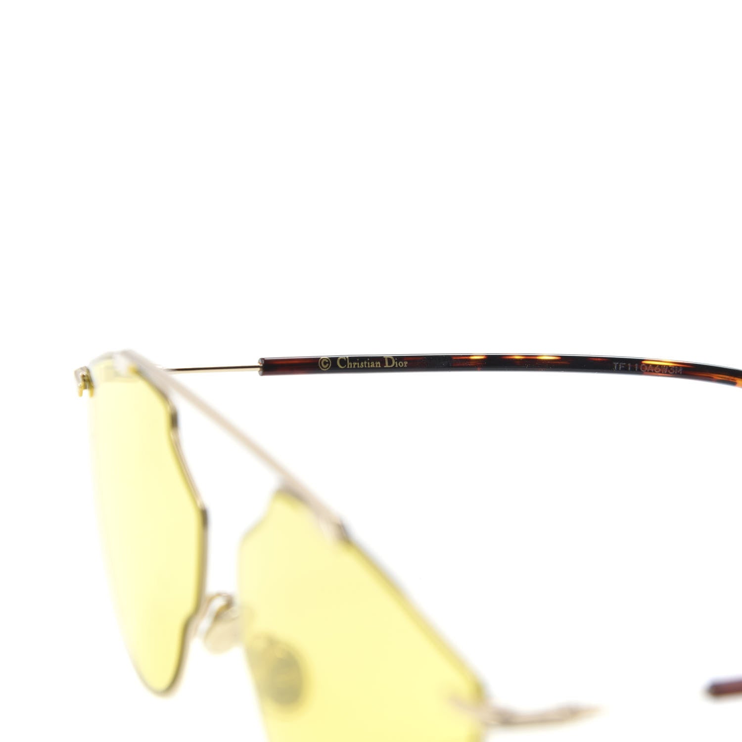 Christian Dior So Real Pop Sunglasses Yellow 6 of 8