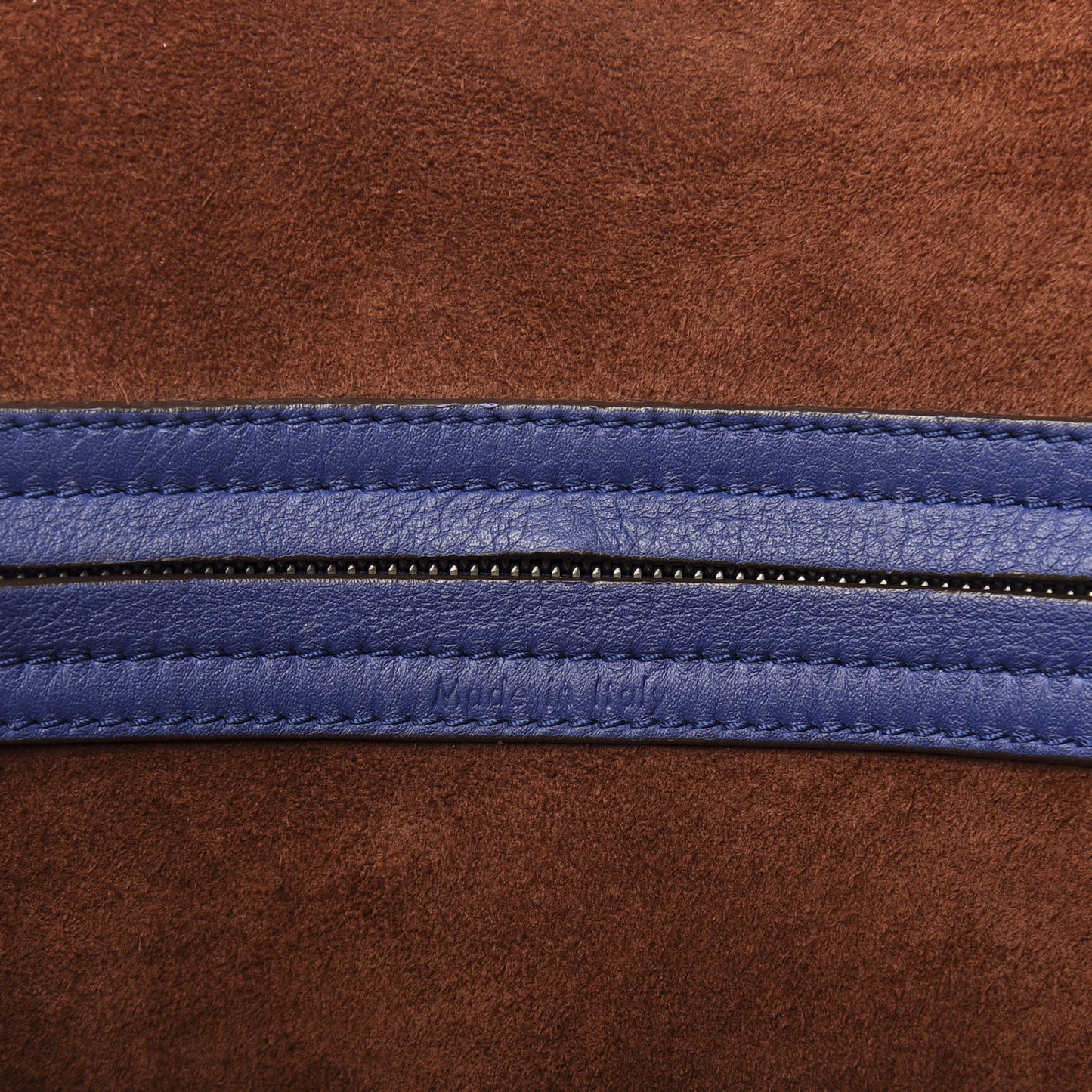 Supple Calfskin Medium Phantom Luggage Indigo