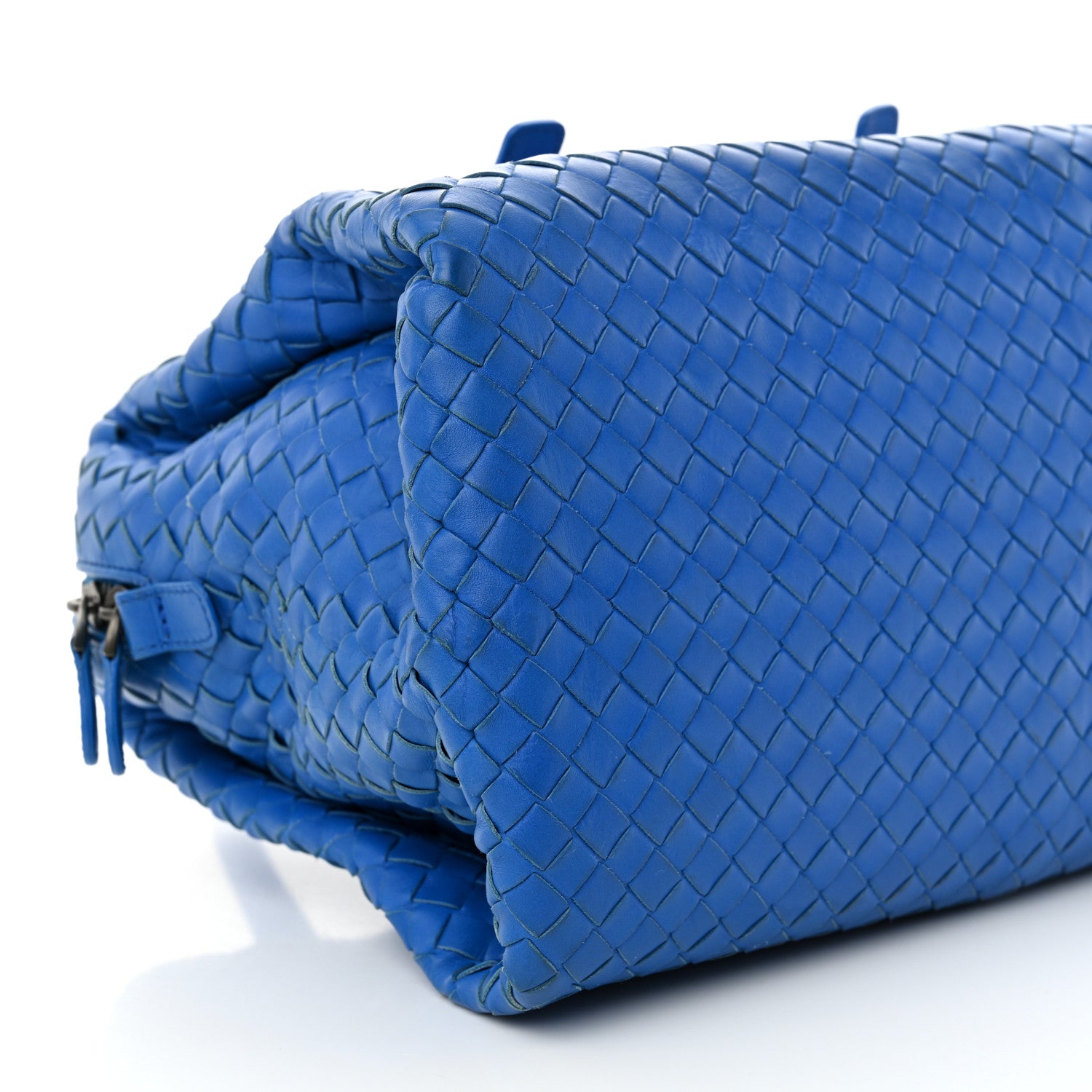 Bottega Veneta Nappa Intrecciato Boston Signal Blue 9 of 12