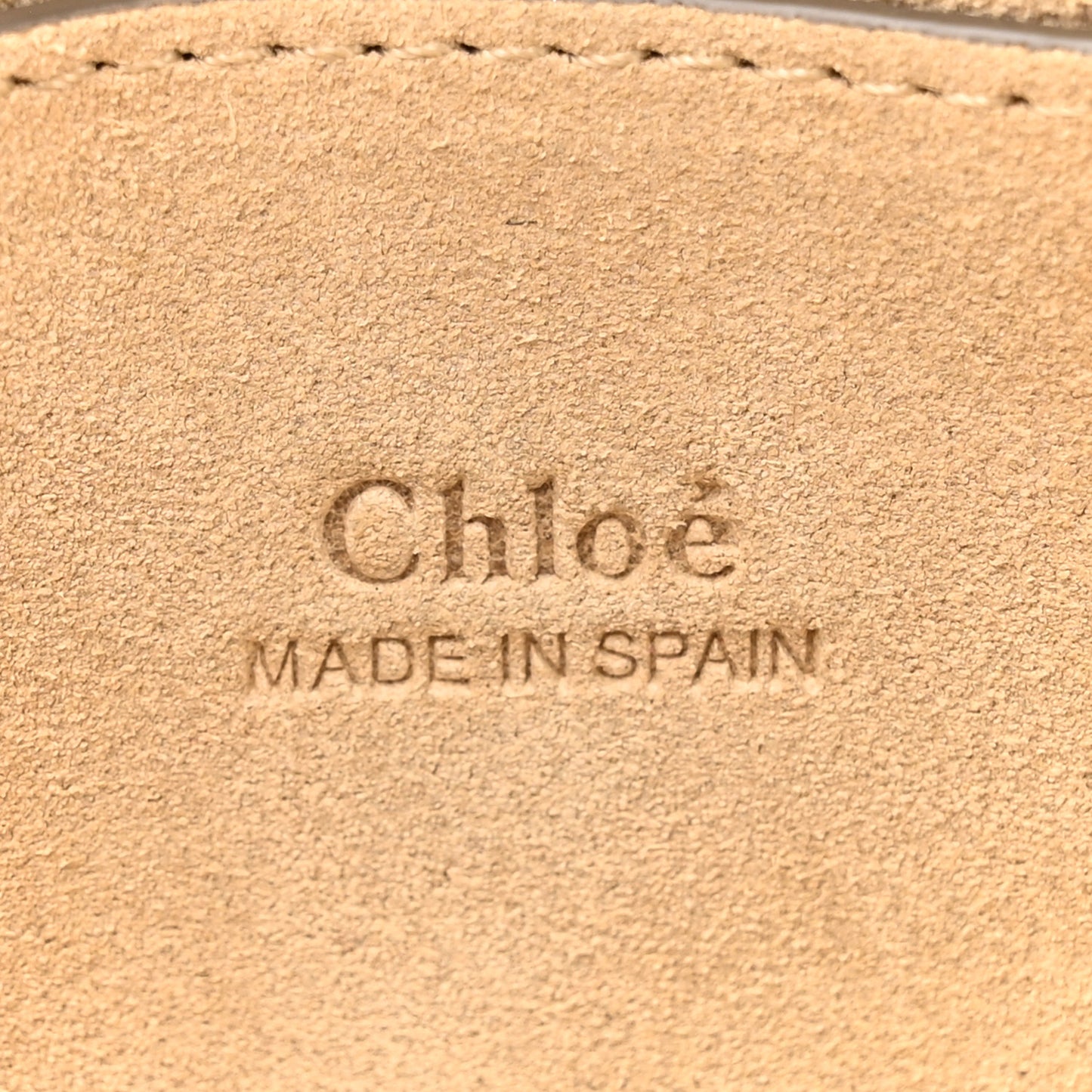 Suede Calfskin Small Faye Shoulder Bag Tobacco