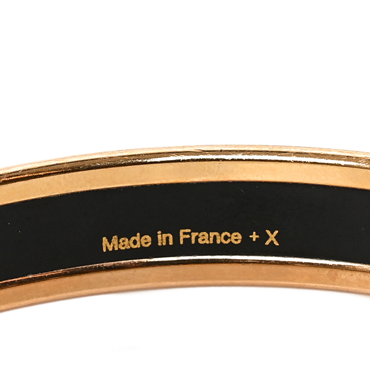 Hermes Enamel Printed Narrow Coaching Bracelet 62 Fibres Et Pelages 5 of 5