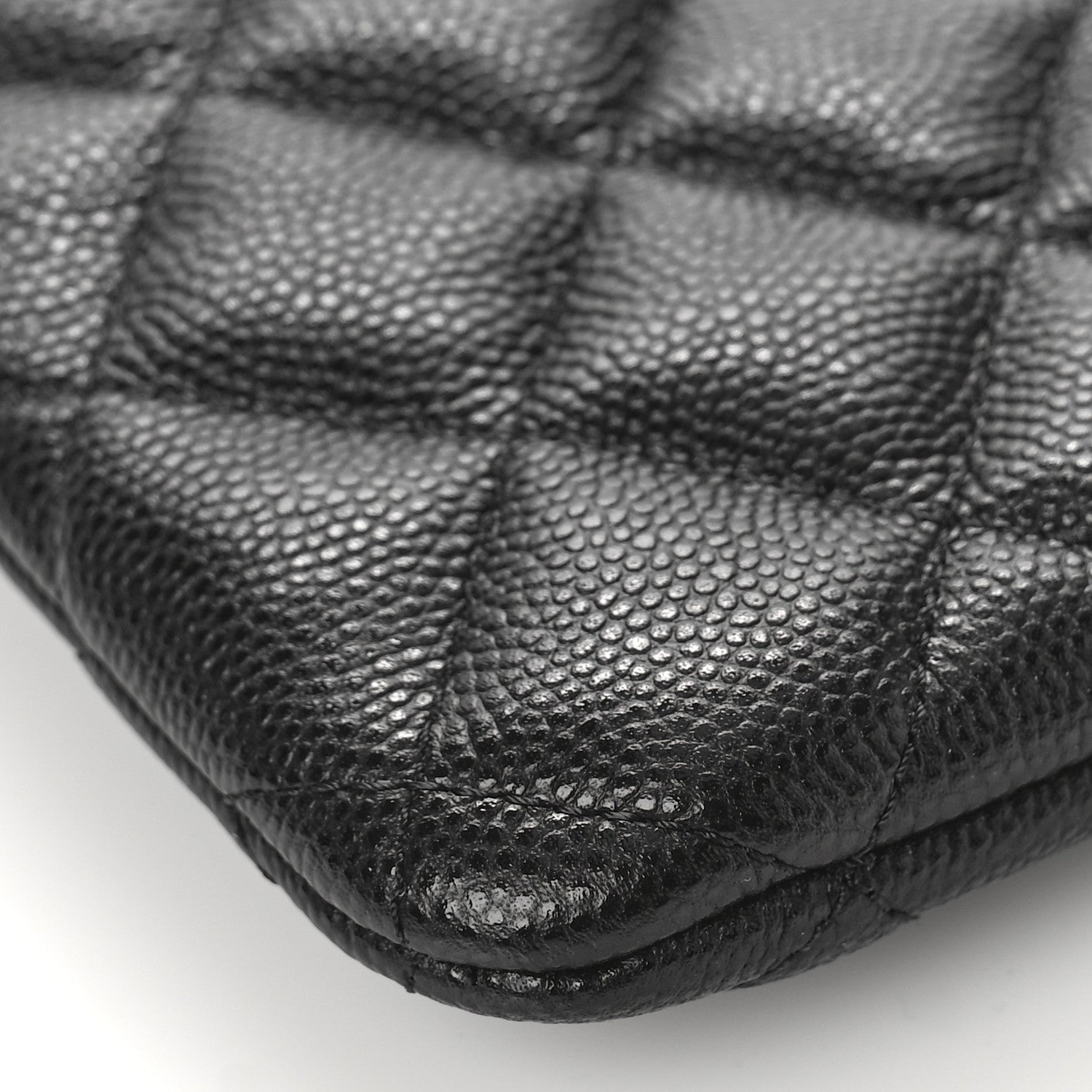 Chanel Caviar Quilted Cosmetic Case Black 8 of 10