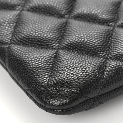 Chanel Caviar Quilted Cosmetic Case Black 8 of 10