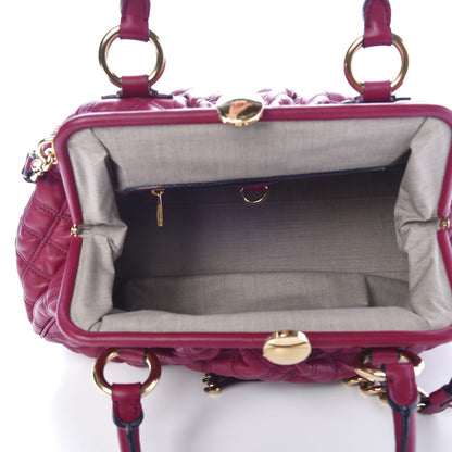 Marc Jacobs Calfskin Quilted Stam Violet 6 of 11