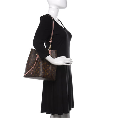Louis Vuitton Monogram Neonoe MM Rose Poudre 2 of 9