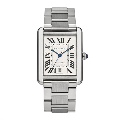 Cartier Stainless Steel 31mm Tank Solo Automatic Watch 1 of 4