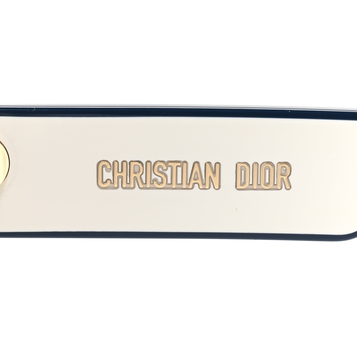 Diorpacific S1U Square Sunglasses White Blue