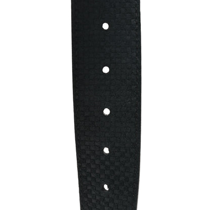 Louis Vuitton Suede Calfskin Mini Damier 40mm LV Initiales Belt 105 42 Black 6 of 7