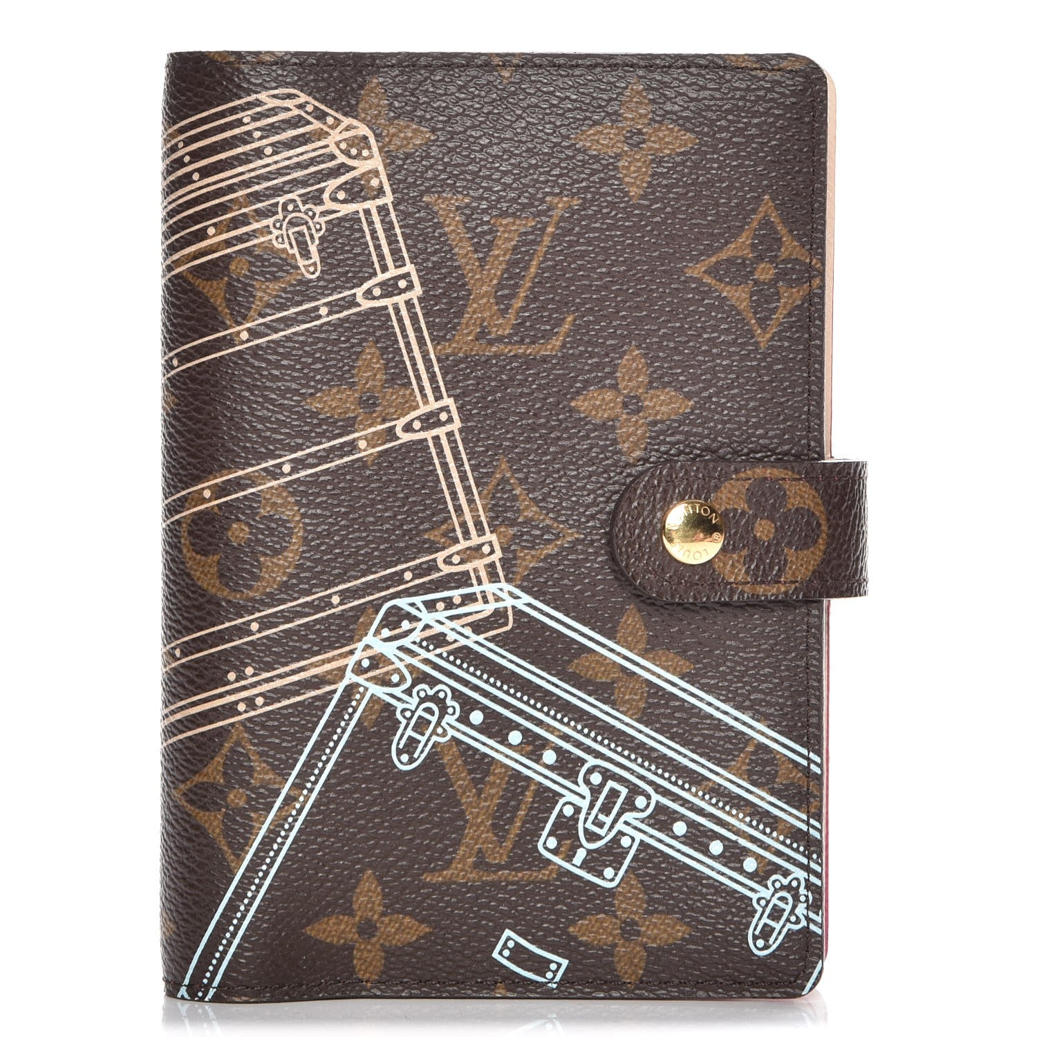 Louis Vuitton Monogram 2014 Christmas Animation Small Ring Agenda Cover 1 of 7