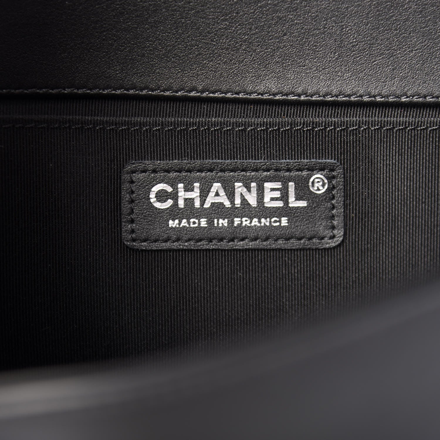 Chanel Calfskin Quilted Medium Boy Flap So Black 8 of 11