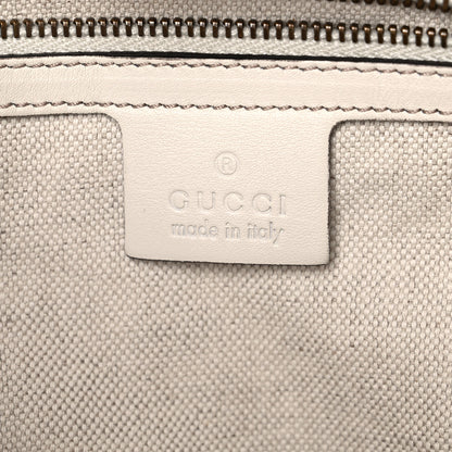 Gucci Calfskin Medium GG Running Tote White 6 of 10