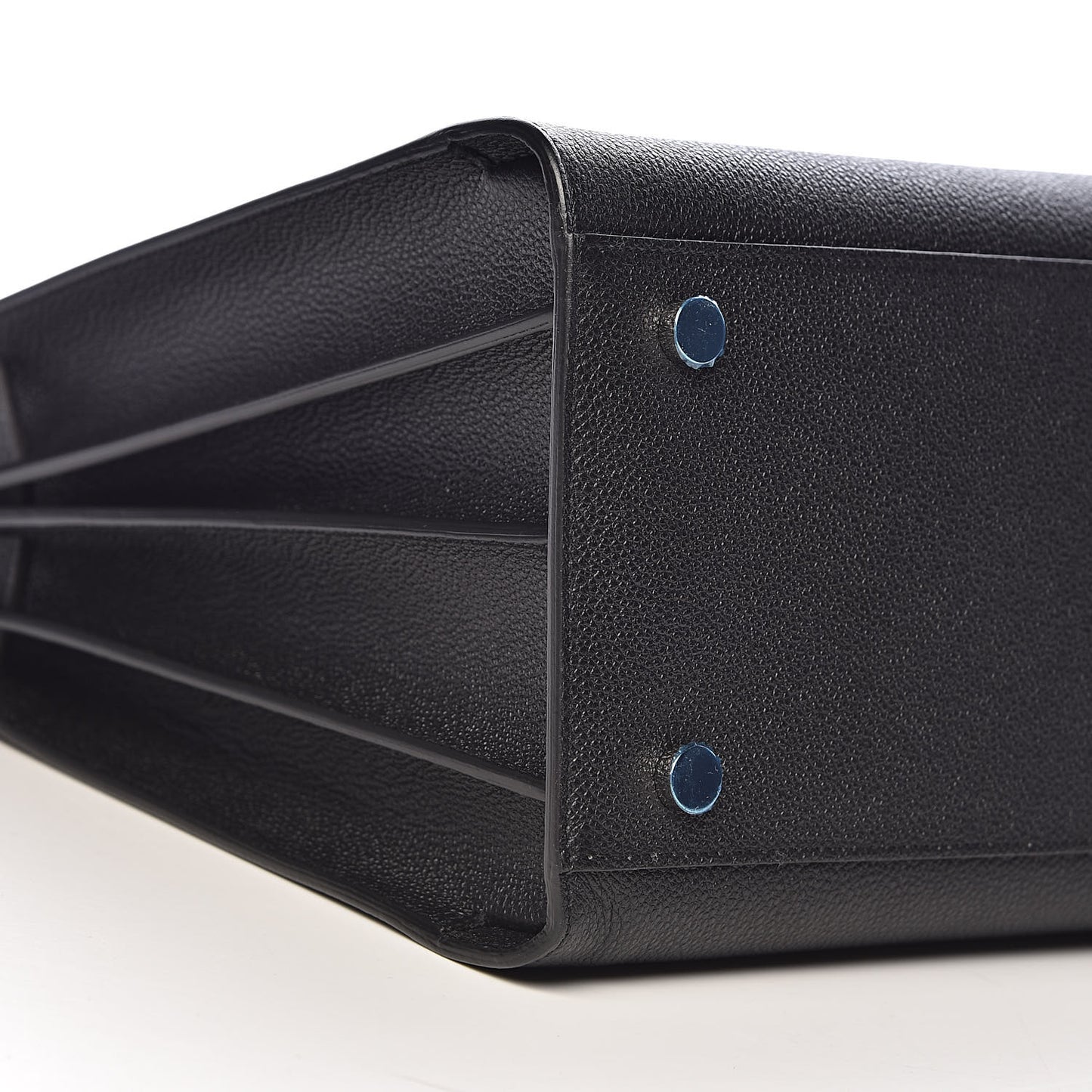 Grained Calfskin Small Sac De Jour Black