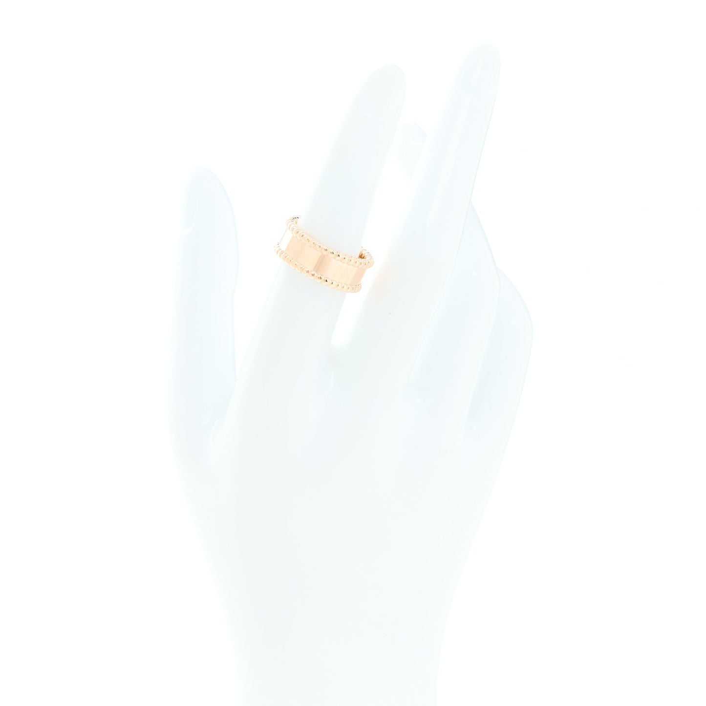 18K Rose Gold Perlee Signature Ring 52 6