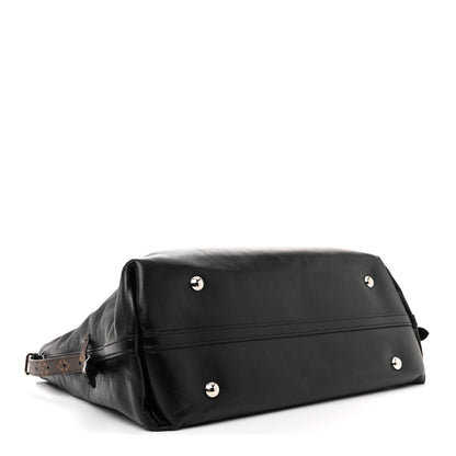 Louis Vuitton Lambskin CarryAll Vibe MM Black 5 of 10