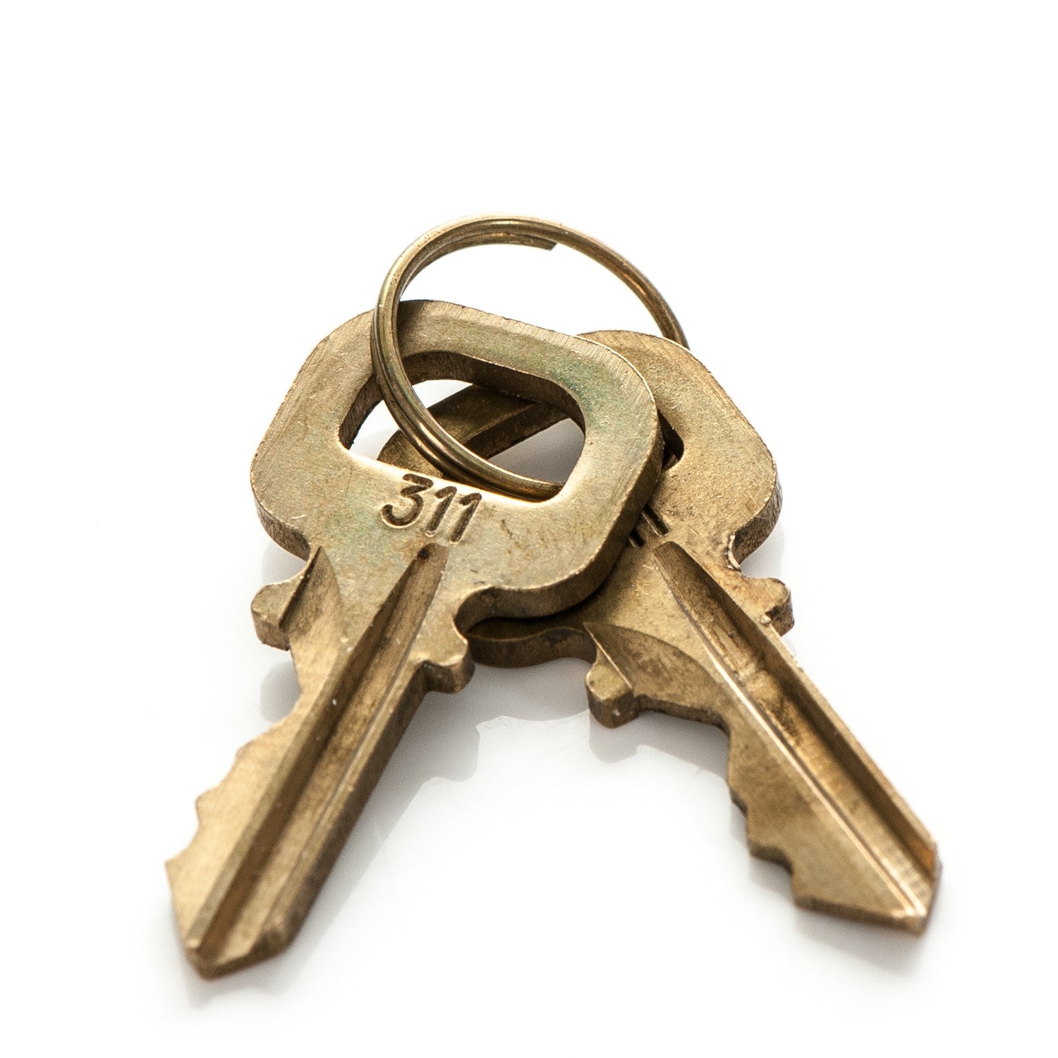 Louis Vuitton Brass Lock and Key Set #311 4 of 5