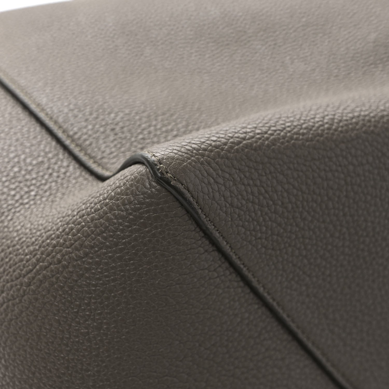 Celine Soft Grained Calfskin Small Belt Cabas Phantom Taupe 9 of 10