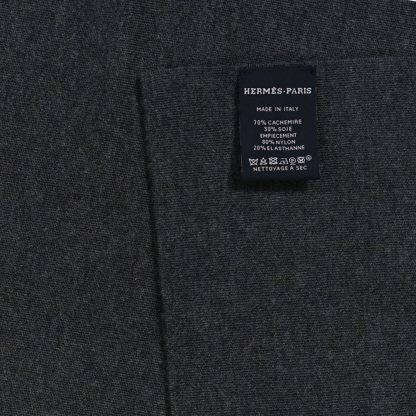 Cashmere Silk Just In Case Muffler Black
