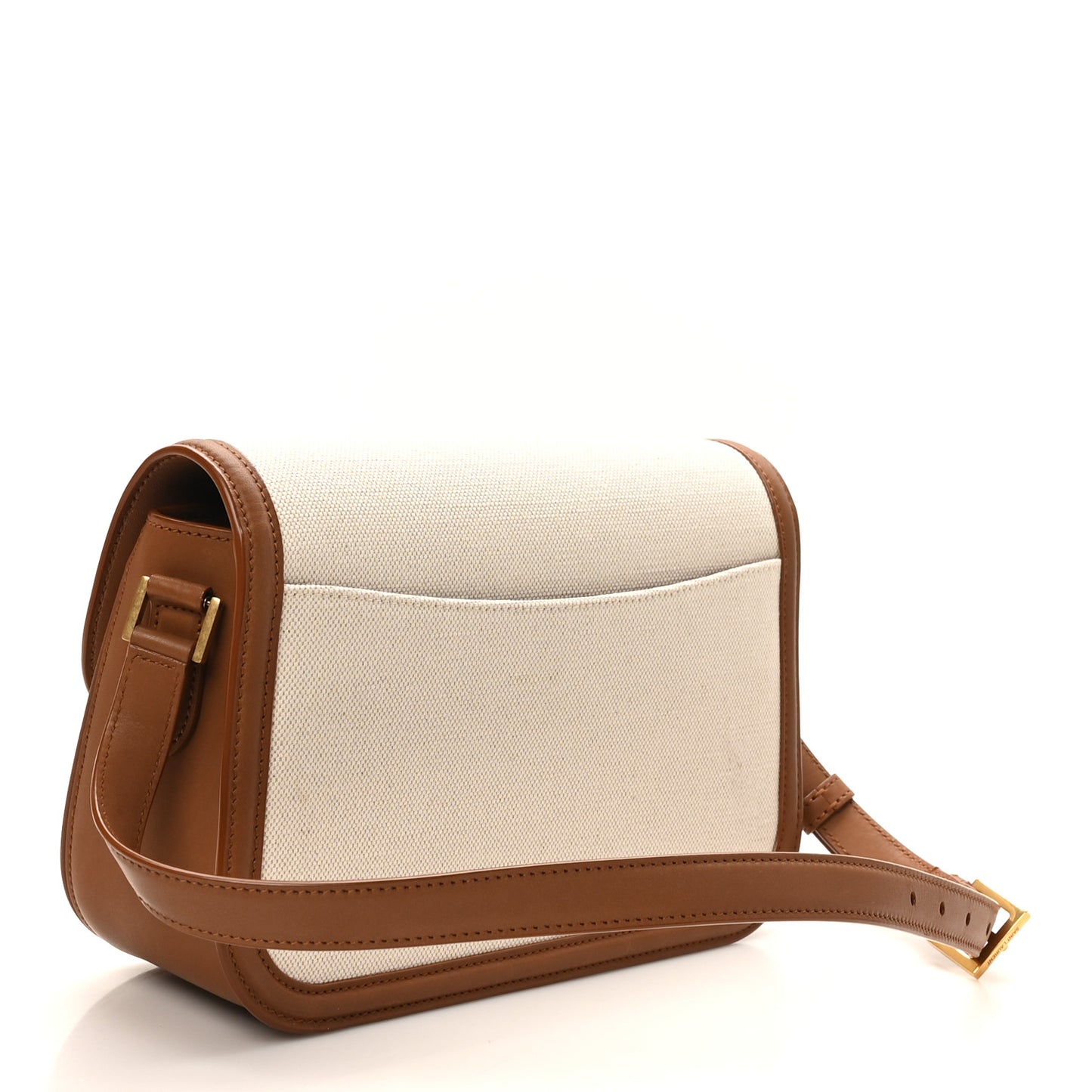 Linen Calfskin Monogram Small Solferino Satchel Greggio Brick