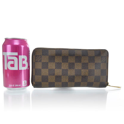 Louis Vuitton Damier Ebene Zippy Wallet 2 of 11