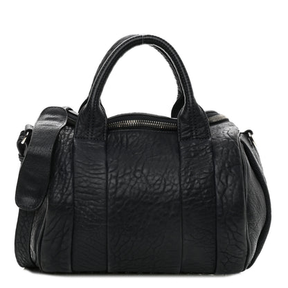 Alexander Wang Pebbled Lambskin Rockie Navy Rhodium Hardware 1 of 11