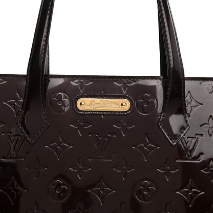 Louis Vuitton Vernis Wilshire MM Amarante 7 of 9