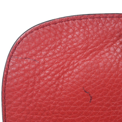 Gucci Pebbled Calfskin Small Soho Flap Crossbody Red 12 of 16